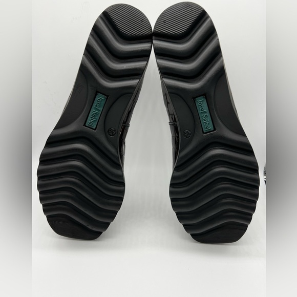 🔥NEW🔥JOSEF Seibel Bridget Airped Loafer - Brown/Tortoise Patent Croc Size 39/8 - Picture 4 of 6